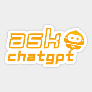 ASK CHATGPT Sticker